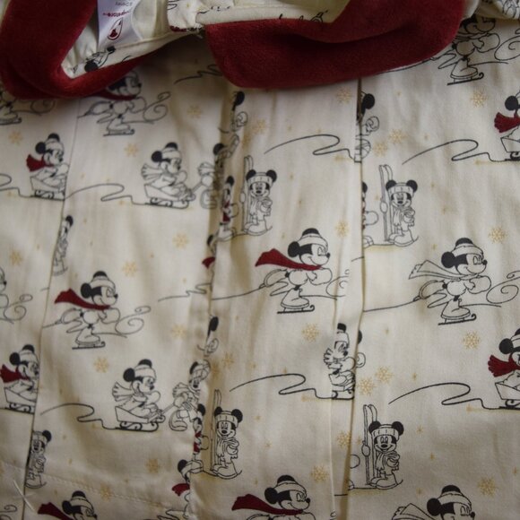 Disney Store 3-6 mo Baby Girl Dress Set Minnie Mickey Skating Winter Snow w/ TAG - Picture 1 of 8